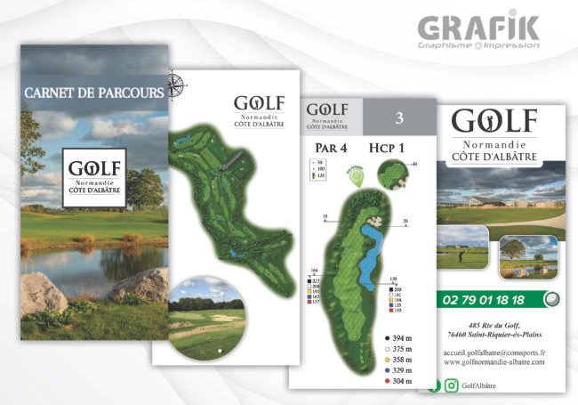 Golf Normandie brochure parcours